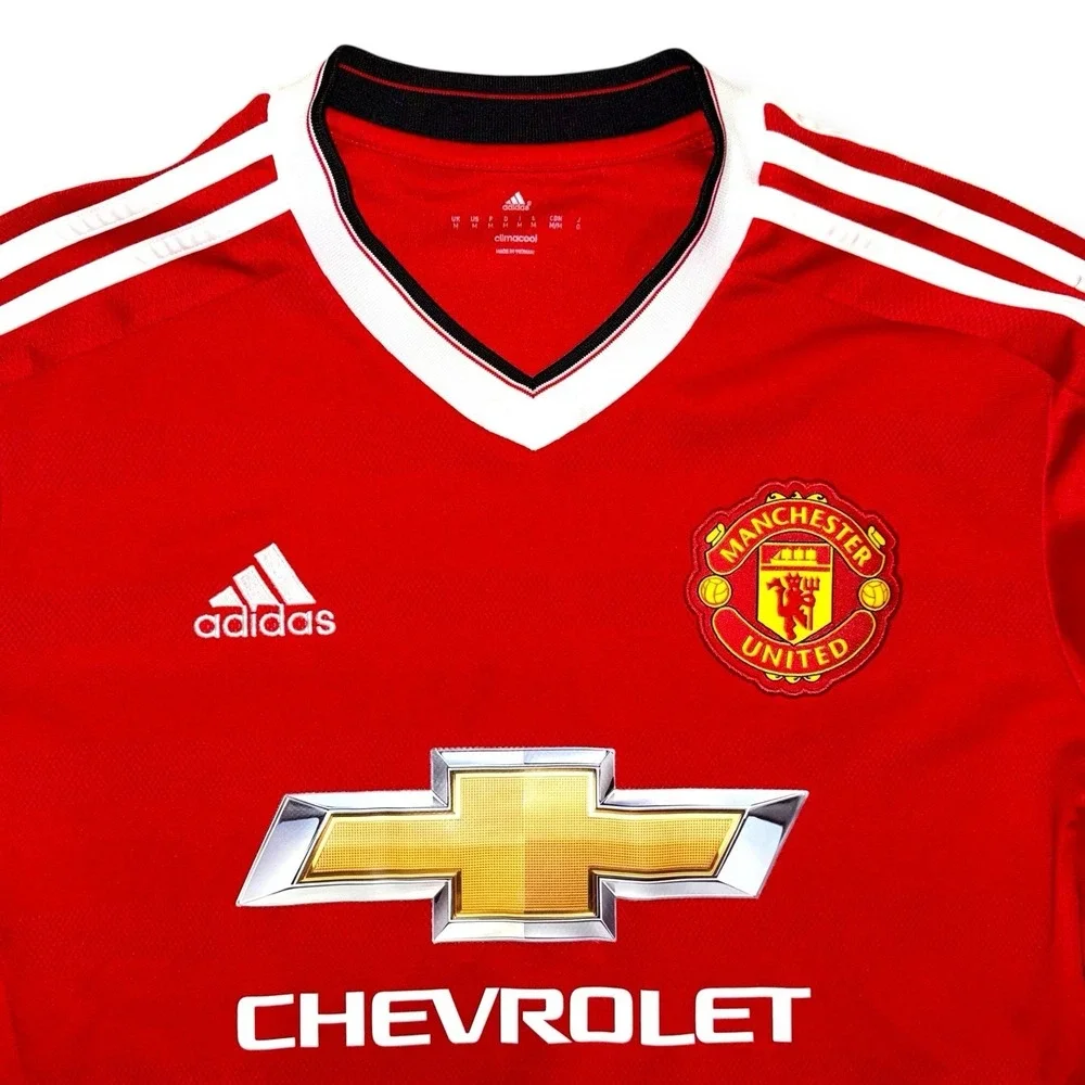 Manchester United Jersey Men Medium 2015/2016 ADIDAS Climacool Home Shirt‎